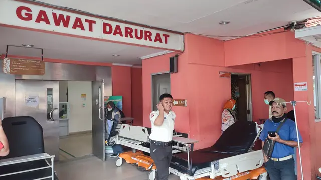 Seluruh korban kecelakaan di Gerbang Tol Ciawi dilarikan ke RSUD Ciawi.