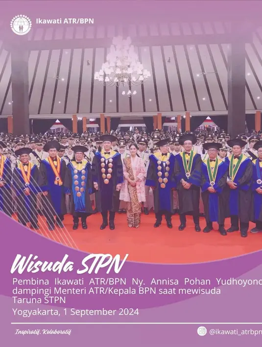 Di momen tersebut, ibu satu anak itu kembali memperlihatkan penampilannya dalam balutan kebaya.  [@annisayudhoyono].