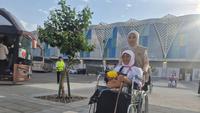 Kloter SUB-12, yang membawa jemaah haji asal kota Malang, tiba di Bandara Madinah. (dok. Media Center Haji 2026)