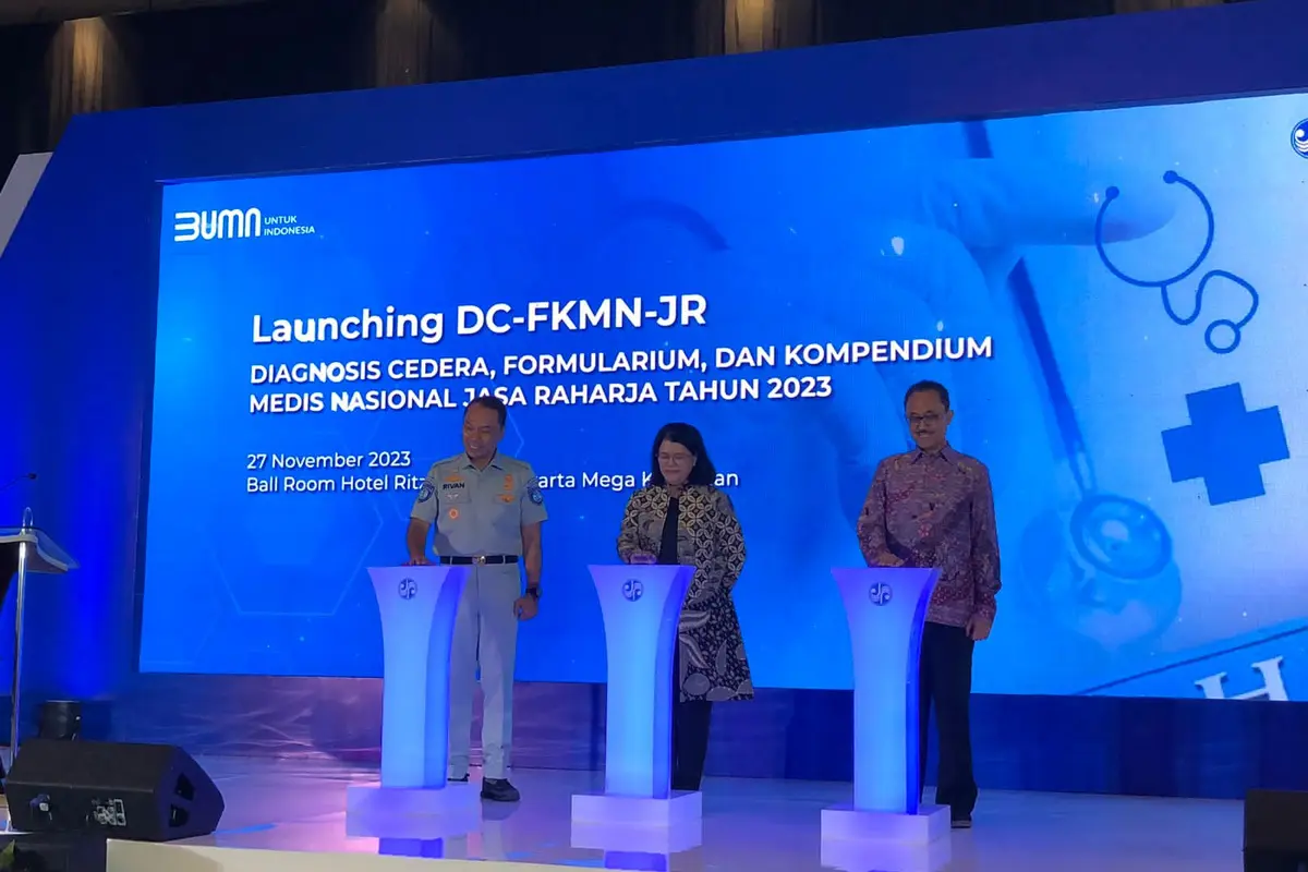 PT Jasa Raharja meluncurkan buku Diagnosis Cedera, Formularium, dan Kompendium Media Nasional Jasa Raharja (DC-FKMN-JR) tahun 2023, sebagai pedoman penanganan keselamatan kecelakaan lalu lintas.
