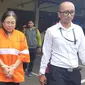 LY, perempuan asal Bogor ini ditangkap petugas Polres Malang Kota. Ia jadi tersangka penipuan properti berkedok rumah murah di Kota Malang (Liputan6.com/Zainul Arifin)