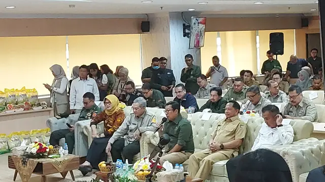 Kepala Badan Pangan Nasional (Bapanas) Arief Prasetyo Adi dalam peluncuran Gerakan Pangan Murah di Kantor Kementerian Pertanian, Jakarta, Senin (16/10/2023).