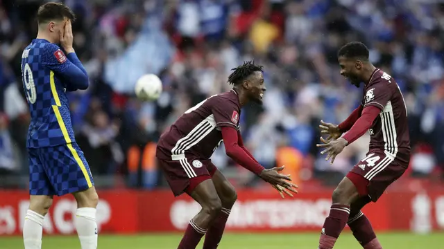 FOTO: Tumbangkan Chelsea, Leicester City Cetak Sejarah Juara Piala FA