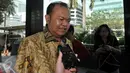 Mantan Sekjen Partai Nasdem, Patrice Rio Capella saat dimintai keterangan di Gedung KPK, Jakarta, Jumat (16/10). Rio akan diperiksa sebagai saksi kasus dugaan suap penanganan perkara Bansos Provinsi Sumut. (Liputan6.com/Helmi Afandi)
