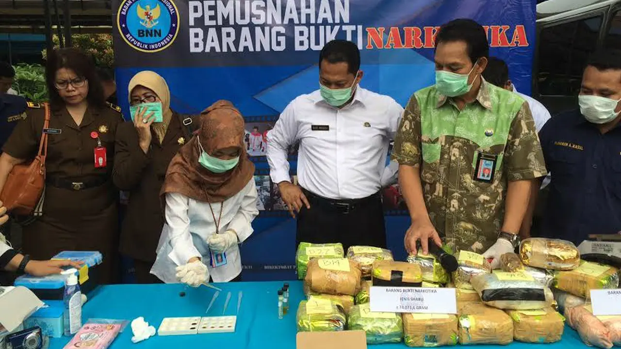 BNN memusnahkan sabu
