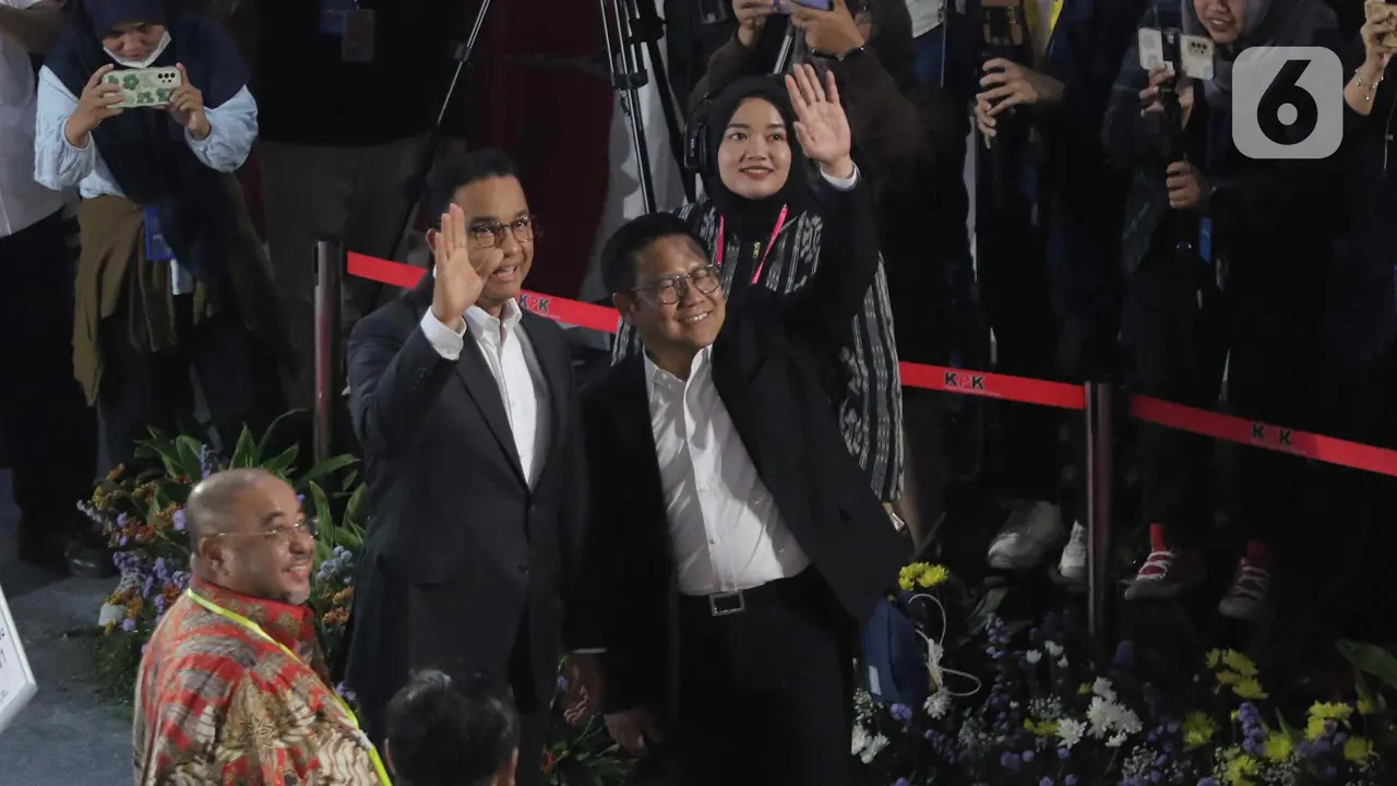 Ketiga Capres-Cawapres Pemilu 2024 Hadiri Paku Integritas di Gedung KPK
