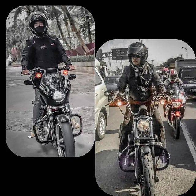 7 Potret Abidzar Al Ghifari di Atas Motor, Sempat Bikin Deg-Degan Umi Pipik