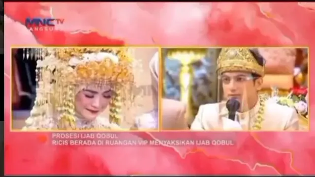 6 Momen Pernikahan Ria Ricis dan Teuku Ryan, Kental Sentuhan Adat Palembang
