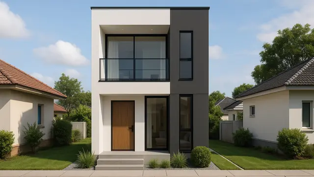 Model Rumah Sederhana Tapi Elegan 6x6 Meter/ Ilustrasi AI
