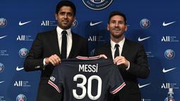 Mempertimbangkan statusnya sebagai marquee player, tidak mengherankan ada beberapa klausul khusus yang telah dimasukkan dalam kesepakatan. Salah satu klausul unik yang disepakati oleh kedua pihak yakni soal kesempatan Messi membela Argentina. (Foto: AFP/Stephane De Sakutin)