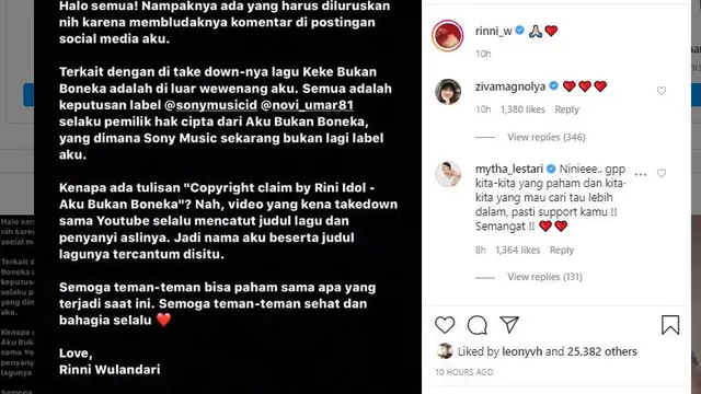 Sempat Trending Nomor Satu, Ini 5 Fakta Lagu 'Keke Bukan Boneka' Kini Hilang dari YouTube