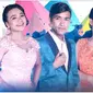 Top 3 D'Academy 4 yakni; Fildan, Putri dan Aulia. (Indosiar)