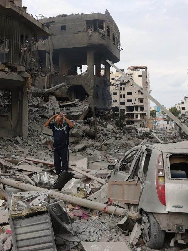 Pemukiman Warga Palestina Hancur