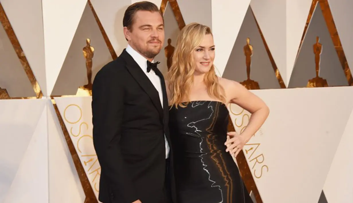 Kate Winslet dan Leonardo DiCaprio sempat disiarkan memiliki kedekatan yang spesial. Tak diketahui kabar selanjutnya, namun rumor terabru menyebutkan bahwa keduanya melakukan kencan. Benar kah? (AFP/Jason Merritt)