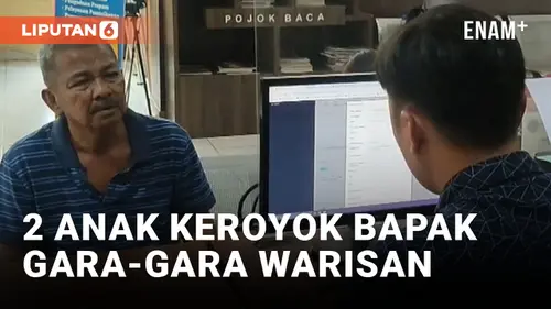 VIDEO: Kacau! Bapak di Palembang Dikeroyok Dua Anak Kandung gegara Masalah Warisan