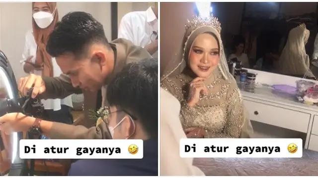 MUA Nikah dengan Fotografer, Momen Sebelum Pernikahan Pasangan Ini Curi Perhatian