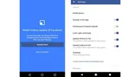 Para pengguna aplikasi Facebook di Android, bisa mengunggah video berkualitas HD (Foto: Phone Arena)