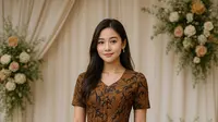 7 Model Dress Batik Belahan Depan, Anggun dan Elegan Buat Kondangan di 2025