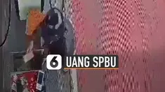 Saat kejadian itu juga tidak terlihat petugas spbu yang sedang berjaga.