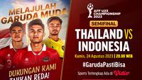 Link Live Streaming Semfinal AFF U-23 2023: Timnas Indonesia U-23 Vs Thailand U-23 di Vidio. (Sumber: dok. vidio.com)