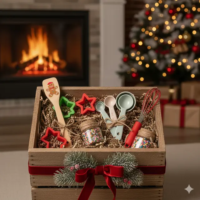 Hampers natal unik (Foto: Gemini AI)