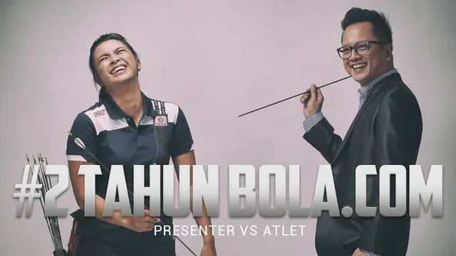 Berita video wawancara dalam rangka ulang tahun Bola.com yang menghadirkan atlet panah, Dellie Dinda dan Tio Nugroho.