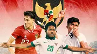 Timnas Indonesia - Rafael Struick, Bagus Kahfi, Ramadhan Sananta (Bola.com/Adreanus Titus)