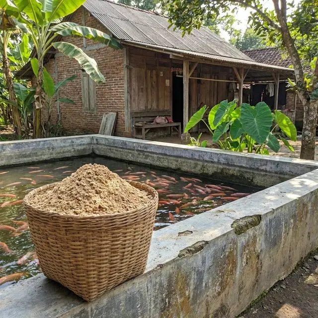 Cara Membuat Pakan Ikan Ternak dari Ampas Tahu