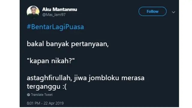 Menjelang Bulan Puasa, Netizen Ramaikan Cuitan Kocak
