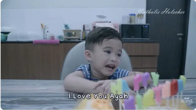6 Momen Nathalie Holscher Video Call Sule Ucapkan Selamat Ultah, Adzam Siapkan Kue