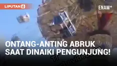 Wahana Ontang-anting Ambruk Saat Dinaiki Pengunjung