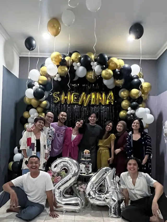 Shenina Cinnamon ulang tahun ke-24, Angga Yunanda beri kejutan romantis (Foto: Instagram @angga)
