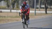Atlet para balap sepeda Indonesia asal DIY, Nurfendi, meraih medali emas pertama Merah Putih di ASEAN Para Games 2025, Rabu (21/1/2026) pagi. (Dok.  NPC Indonesia)