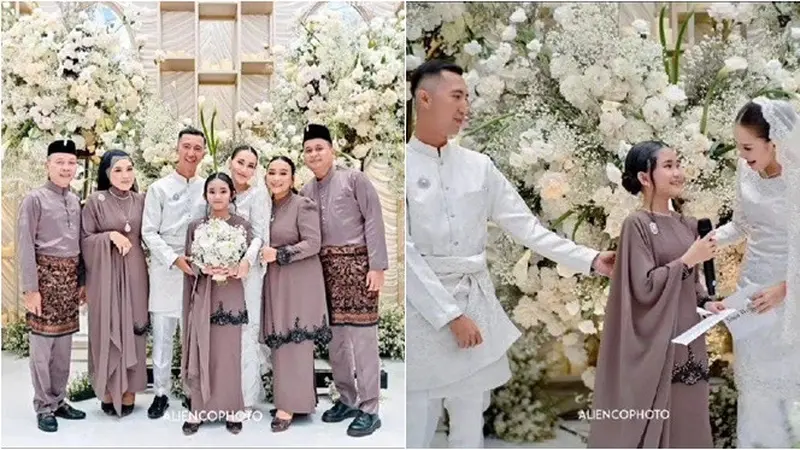 6 Potret Kedekatan Muhammad Fardhana dengan Keluarga Ayu Ting Ting di Momen Lamaran