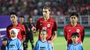 Pemain Timnas Indonesia U-23, Dion Markx (tengah) saat laga Gurp J Kualifikasi Piala Asia U-23 2026 melawan Makau di Gelora Delta Sidoarjo, Sabtu (06/09/2025). (Bola.com/Abdul Aziz)