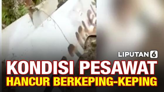 VIDEO: Lihat, Kondisi Pesawat China yang Jatuh Benar-Benar Hancur!