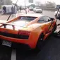 Saat tabrakan, Lamborghini Gallardo Superleggera ini tidak dikendarai pemiliknya sendiri, melainkan temannya yang meminjam. 