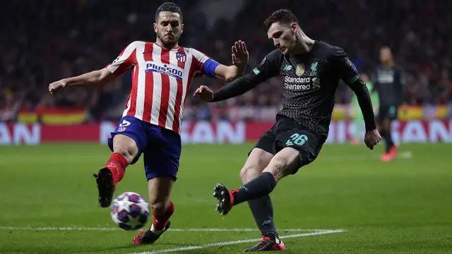 Gol Saul Niguez Bawa Atletico Madrid Hajar Liverpool