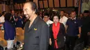 Selain dihadiri Ketua Umum Partai Nasdem, Surya Paloh, rakernas dihadiri oleh sejumlah tokoh  dari Partai Politik lainnya yang merupakan koalisi Partai Nasdem dalam Pilpres mendatang   (Liputan6.com/Johan Tallo)