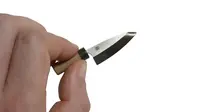 Pria pemakan pisau. Foto: japanesetools