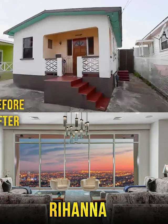 Penampakan rumah dulu dan kini para artis internasional