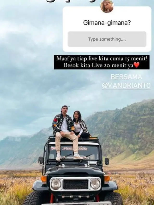 Bak Pasangan, Ini 6 Potret Jessica Iskandar dan Vincent Verhaag Liburan di Bromo