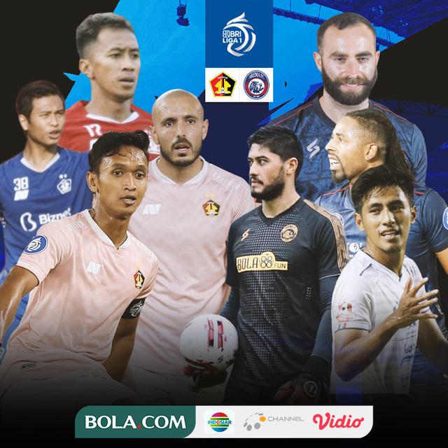 BRI Liga 1 - Duel Antarlini - Persik Kediri Vs Arema FC