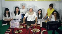 Krisna Mukti Ajak Anak Yatim Buka Puasa Bersama