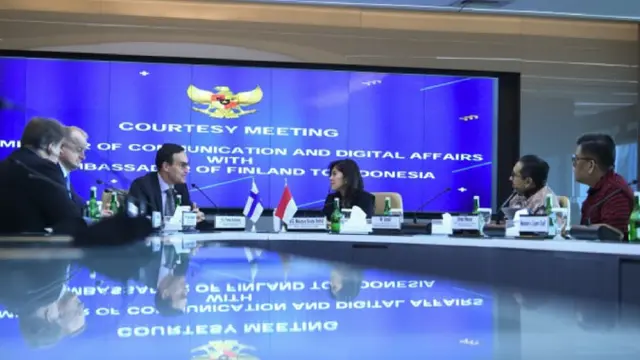 Menkomdigi Buka Peluang Besar untuk Finlandia Bangun Pusat Data di Indonesia