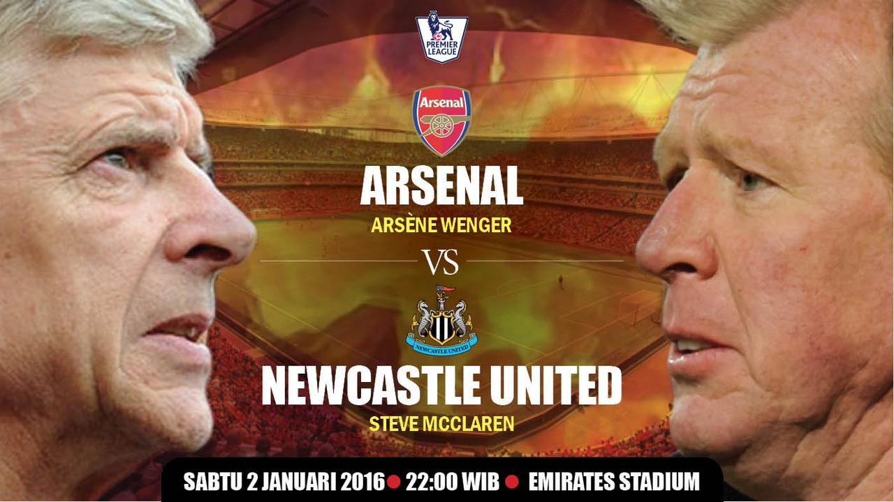 Banner Arsenal vs. Newcastle United