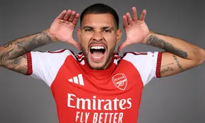 Bruno Guimaraes resmi gabung Arsenal dari Newcastle United pada bursa transfer musim panas 2026. (Dok. arsenal.com)