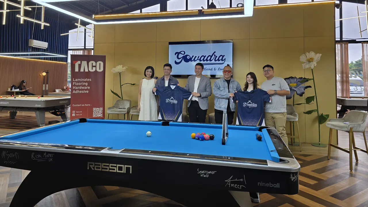 Jumpa Pers Gowadra Billiard di PIK 2
