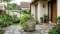 Cara Membuat Pot dari Kain Bekas dan Semen, Mudah dengan Bahan Sederhana