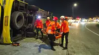 Detik-Detik Kecelakaan Bus PO Cahaya: ’Saya Melihat Penumpang Bertumpuk, Menjerit dan Darah di Mana-Mana’